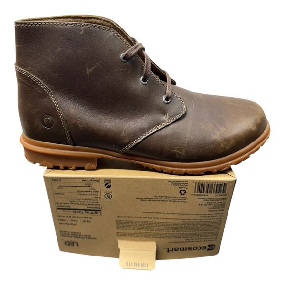 NWOT BOGS Chukka Boots Women'S 9 Pearl Brown Leather Waterproof Booties - Picture 6 of 13